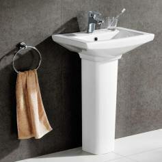 Lanao Rectangular Basin and Pedestal - Single Tap Hole 